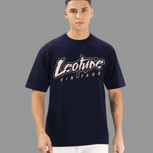 LEOTUDE HALF SLEVE OVERSIZED T-SHIRT MEN