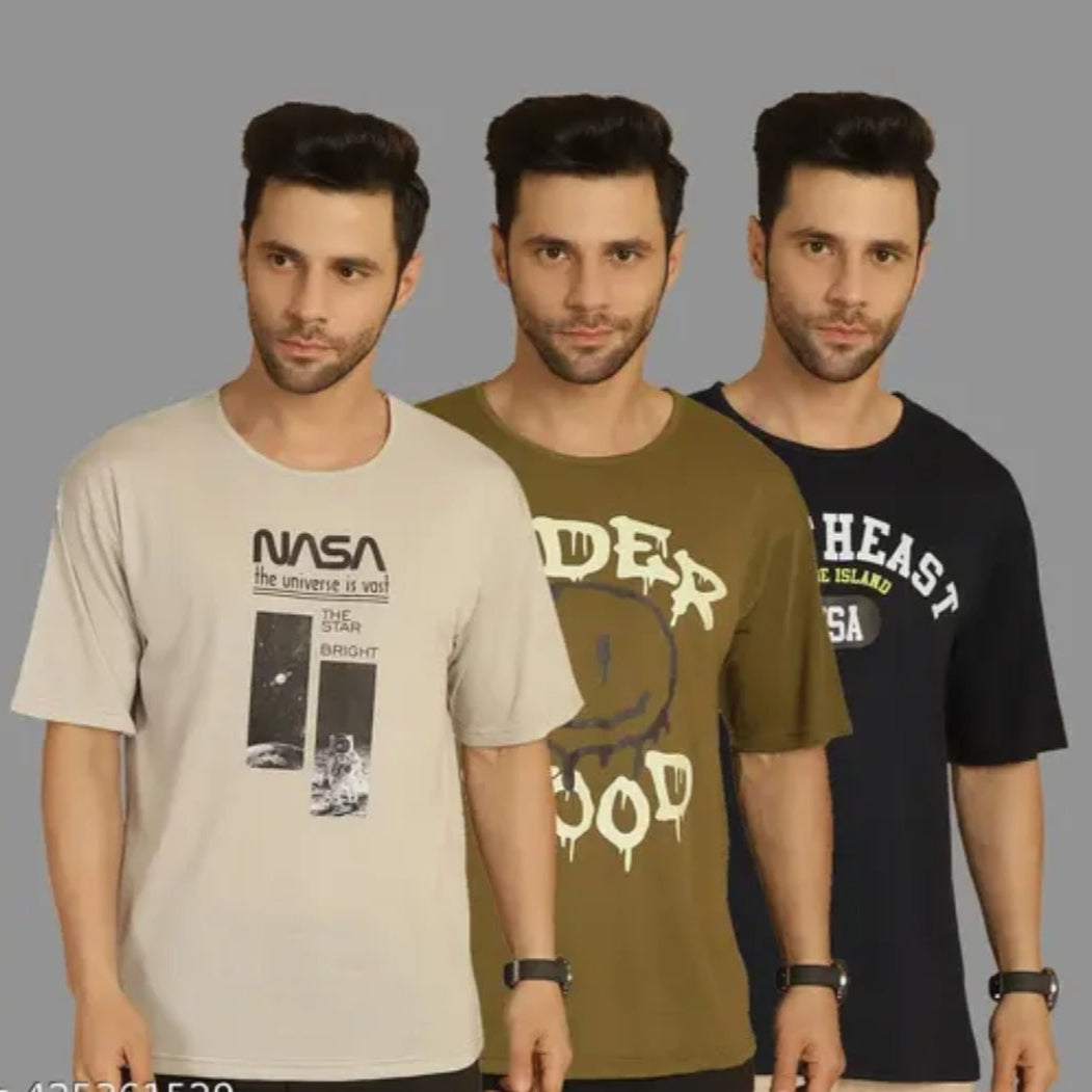 Mack Jonney Men's Oversized Premium T-shirt Combo