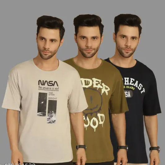 Mack Jonney Men's Oversized Premium T-shirt Combo