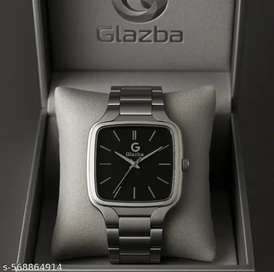 GLAZBA SILVER FORMAL WATCH FOR MEN